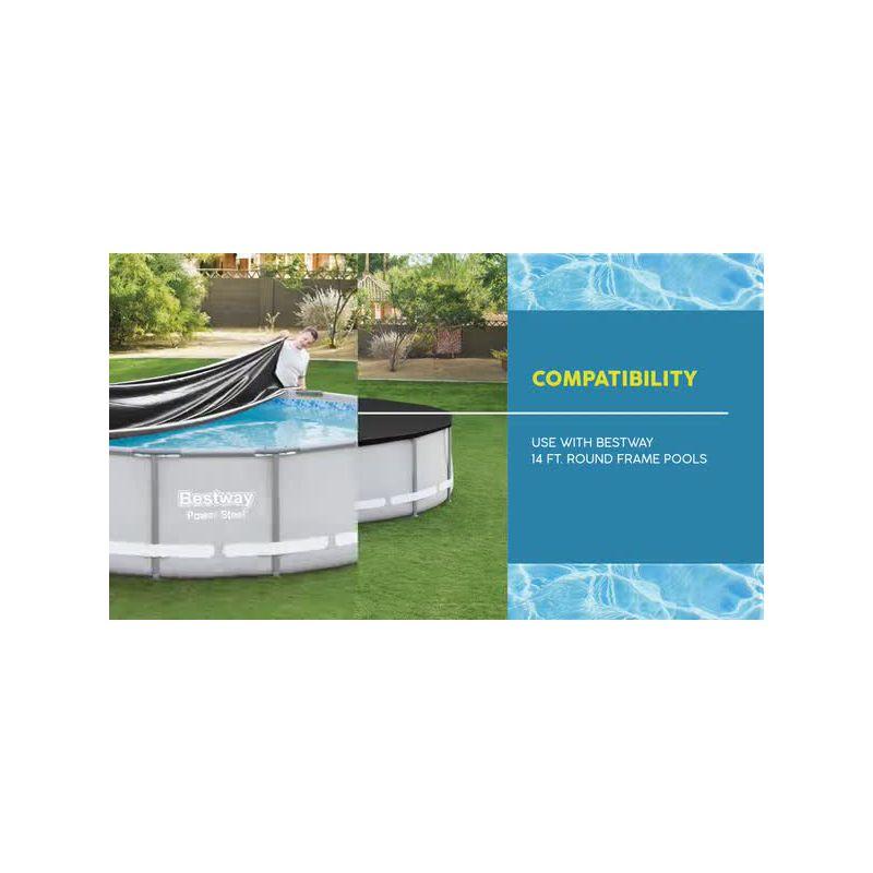 Bestway Bestway Flowclear Round 14' Pool Cover for Above Ground Frame Pools (Cover Only)