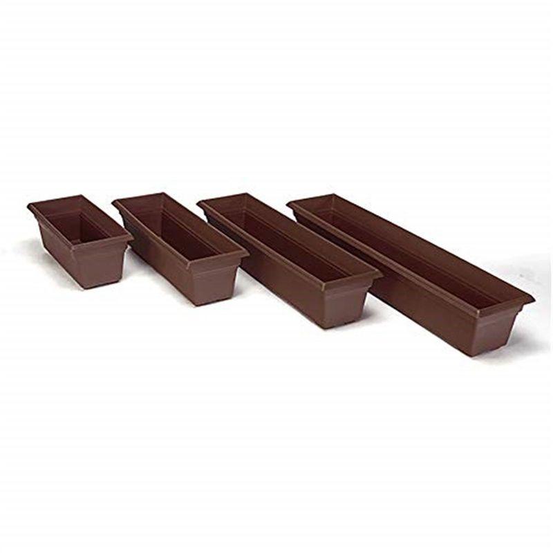 Novelty Countryside Flower Box Planter, Brown 30"