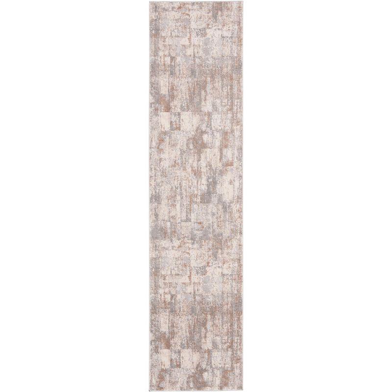 Invista INV435 Power Loomed Runner Rug - Cream/Beige - 2'x8' - Safavieh