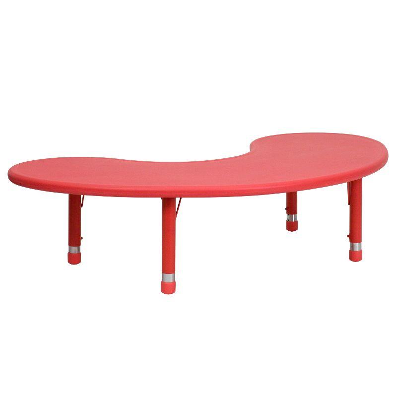 Crescent Wren Adjustable Red Activity Table for Kids