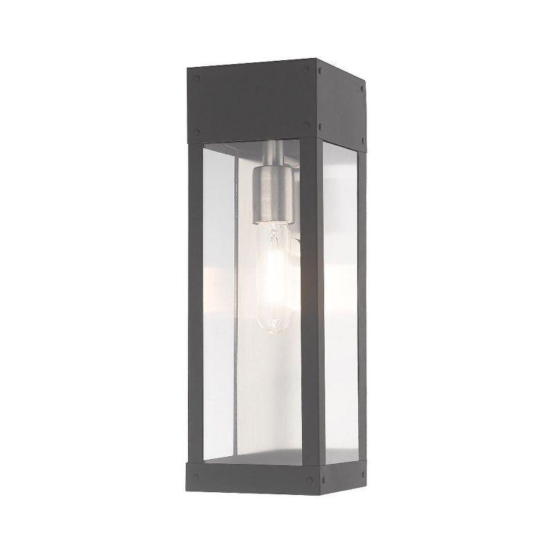 Livex Lighting Barrett 1 - Light Wall Light in  Scandinavian Gray