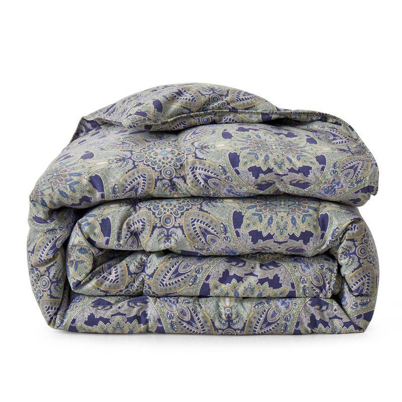 Lark Manor™ All Season Paisley Floral Printed Vintage Goose Feather Down Comforter