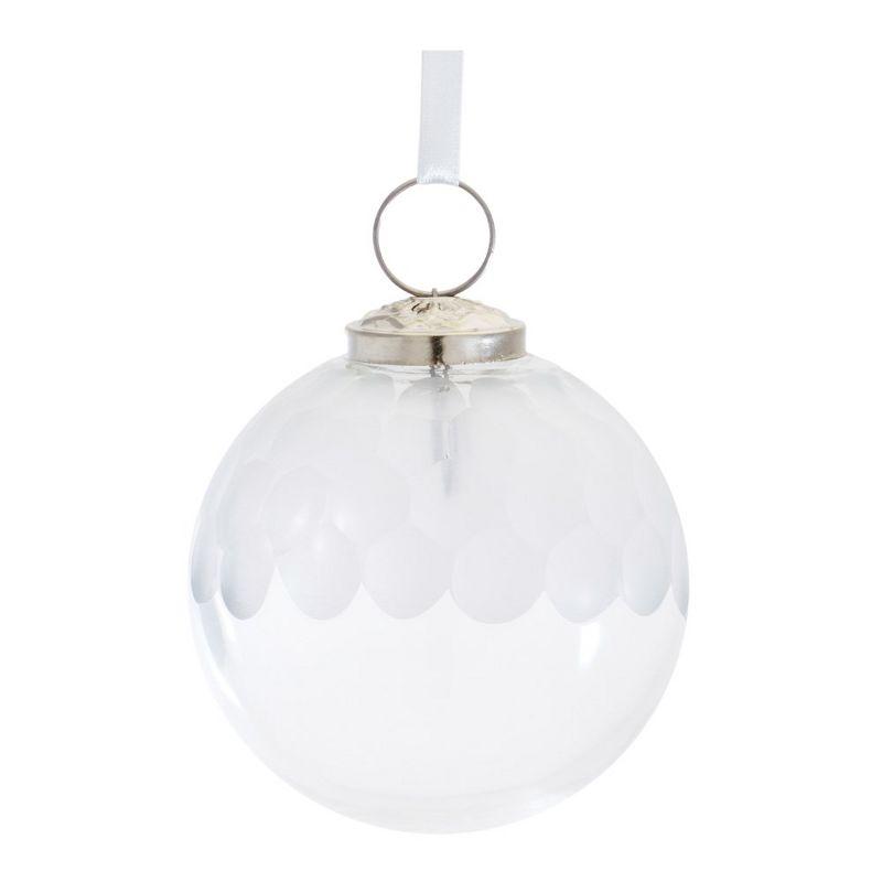 Melrose Clear Glass Ball Ornament (Set of 6)