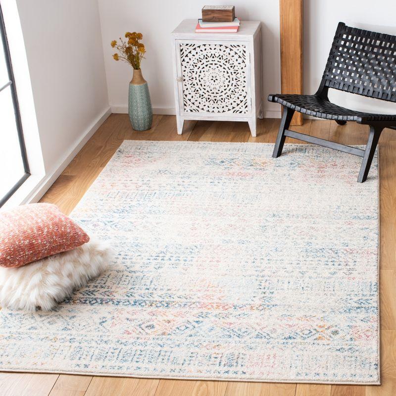 Tulum TUL263 Power Loomed Area Rug - Ivory/Terracotta - 6'x9' - Safavieh.
