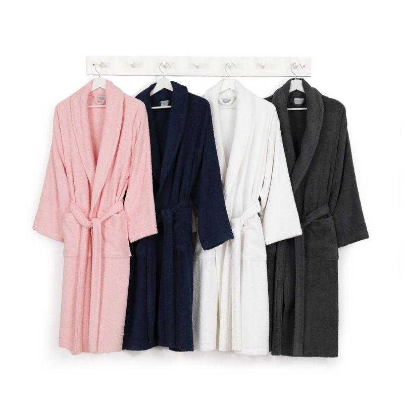 Terry Terry Cloth Bathrobe with Pockets