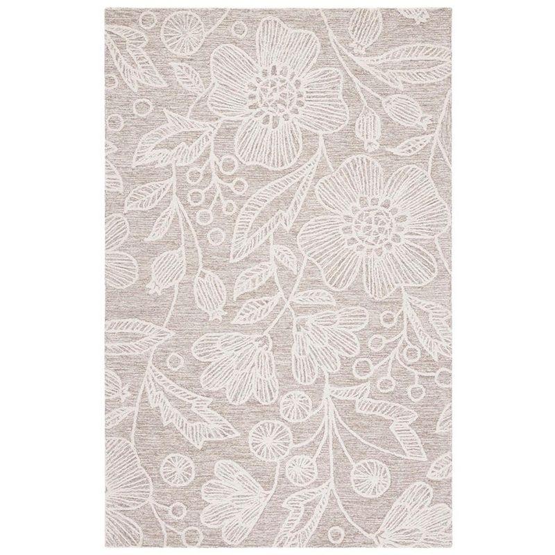 Jardin JAR727 Hand Tufted Area Rug - Natural/Ivory - 4'x6' - Safavieh.