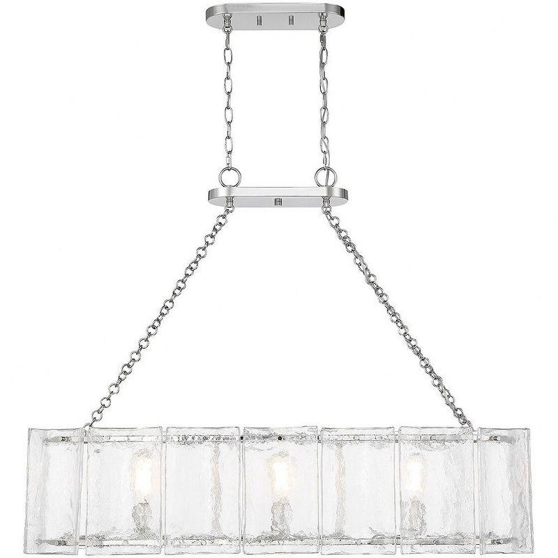 Savoy House Genry 3 - Light Chandelier in  Polished Nickel