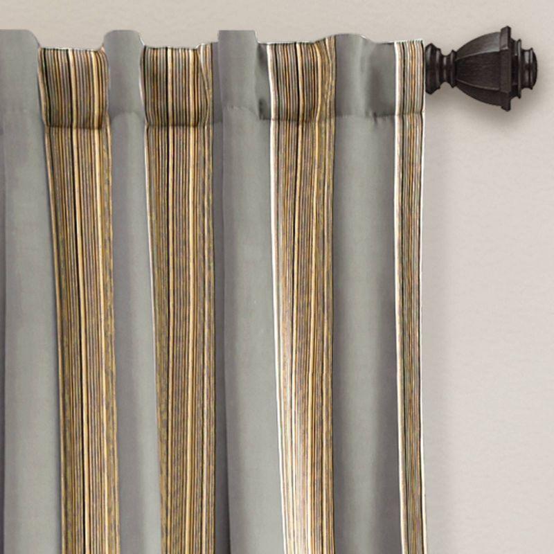 Lush Decor Julia Polyester Room Darkening Sliding Panel Pair (Set of 2)