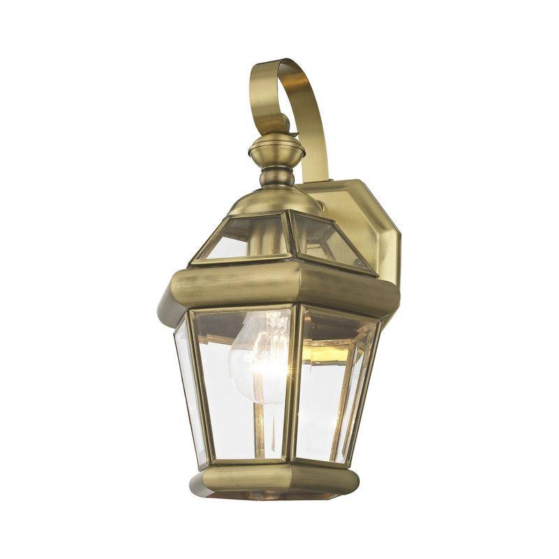 Livex Lighting Georgetown 1 - Light Wall Light in  Antique Brass