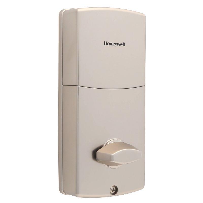 Honeywell Digital Deadbolt Door Lock with Electronic Keypad - Matte Silver: Battery Operated, Metal, Includes 2 Keys