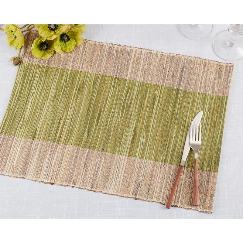 Shimmering Design 4 Piece Placemat Set