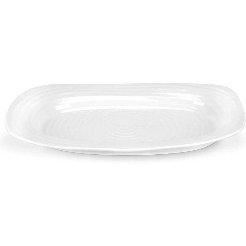 Portmeirion Portmeirion Sophie Conran White Melamine Sandwich Tray 13.5"X9"