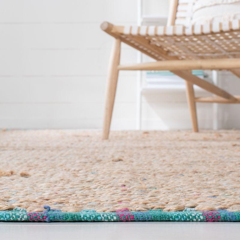 Cape Cod CAP811 Hand Woven Area Rug - Aqua - 3'x5' - Safavieh.