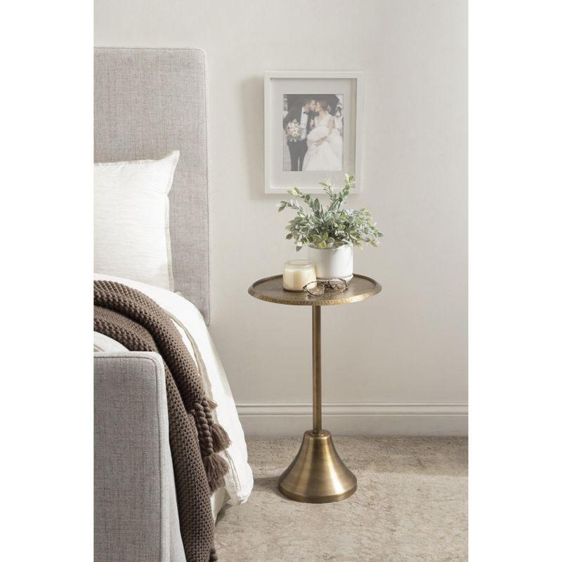 Kate and Laurel Sanzo Metal Side Table