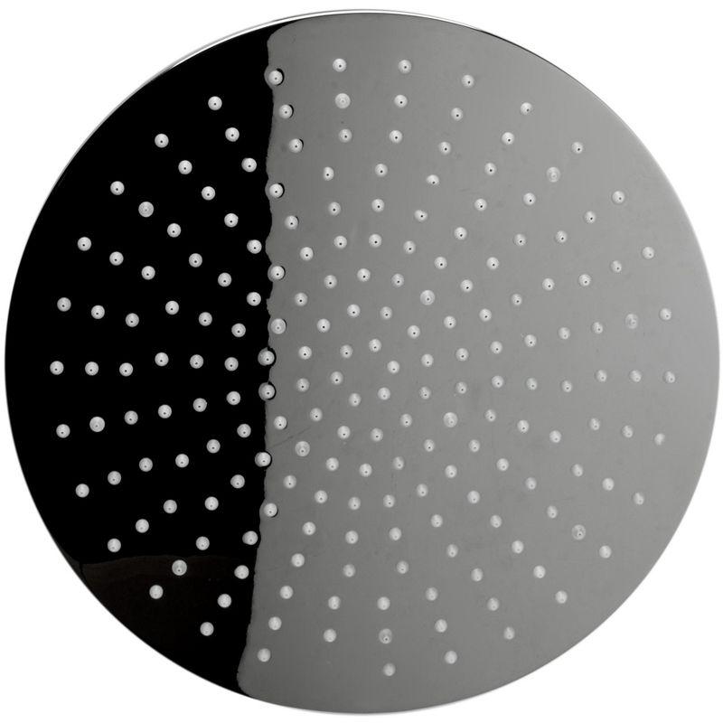 Rain Fixed Shower Head 1.8 GPM GPM with Temperature-based LED