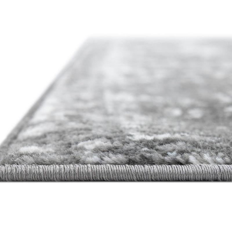 Unique Loom 8' 0 x 8' 0 Sofia Casino Dark Gray Area Rug