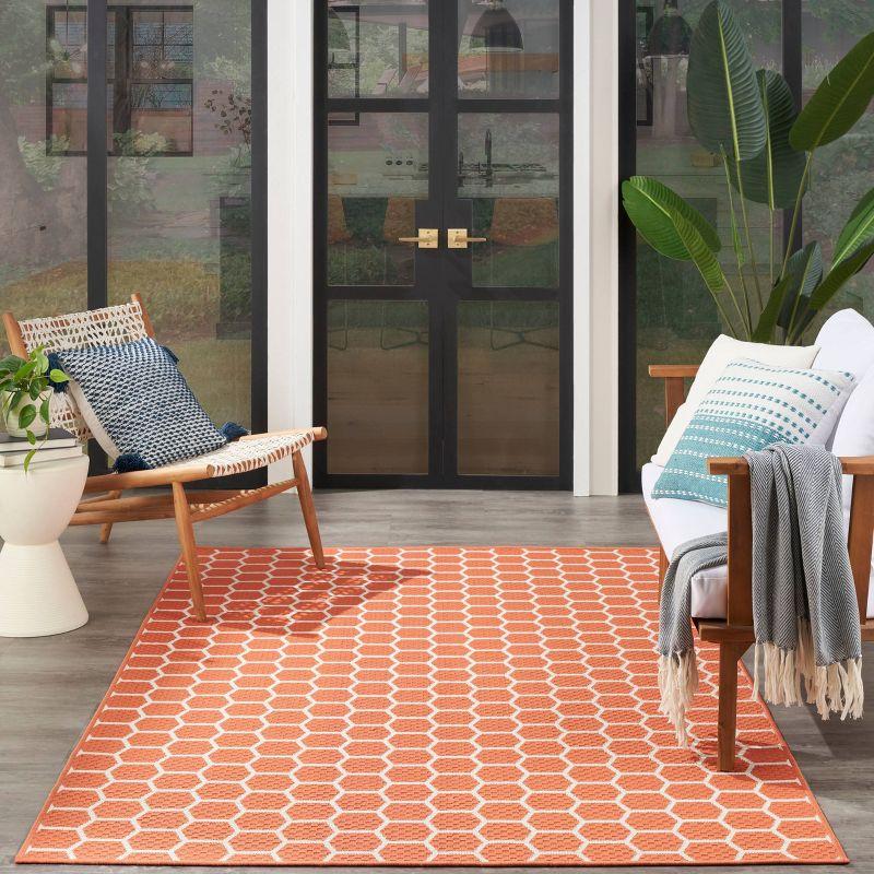 Nourison Reversible Basics Woven Indoor/Outdoor Rug