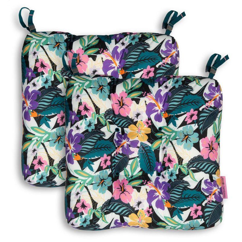 Vera Bradley by Classic Accessories Water-Resistant Patio Chair Cushions
