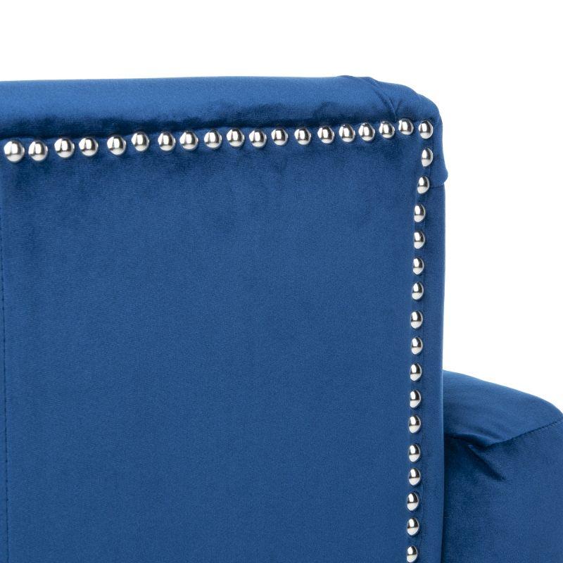 Colin Chair - HUD8212 - Navy/Espresso - Safavieh