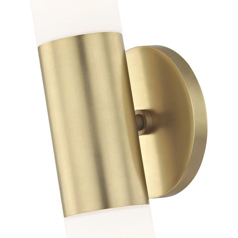 Mitzi Lola 2 - Light Wall Light in  Aged Brass Opal Matte Shade