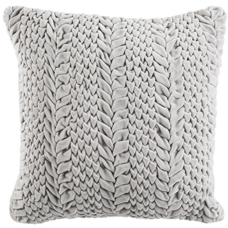 Barlett Pillow - Light Grey - 20"X20" - Safavieh