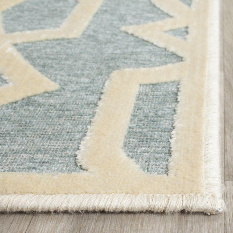 Martha Stewart Villa Screen - MSR4485 - Indoor Power Loomed Runners - Rainwater - 2'7"x4'