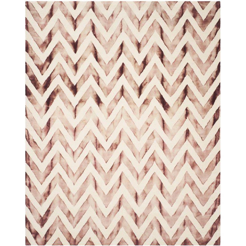 Dip Dye DDY715 Hand Tufted Area Rug - Ivory/Maroon - 8'x10' - Safavieh.