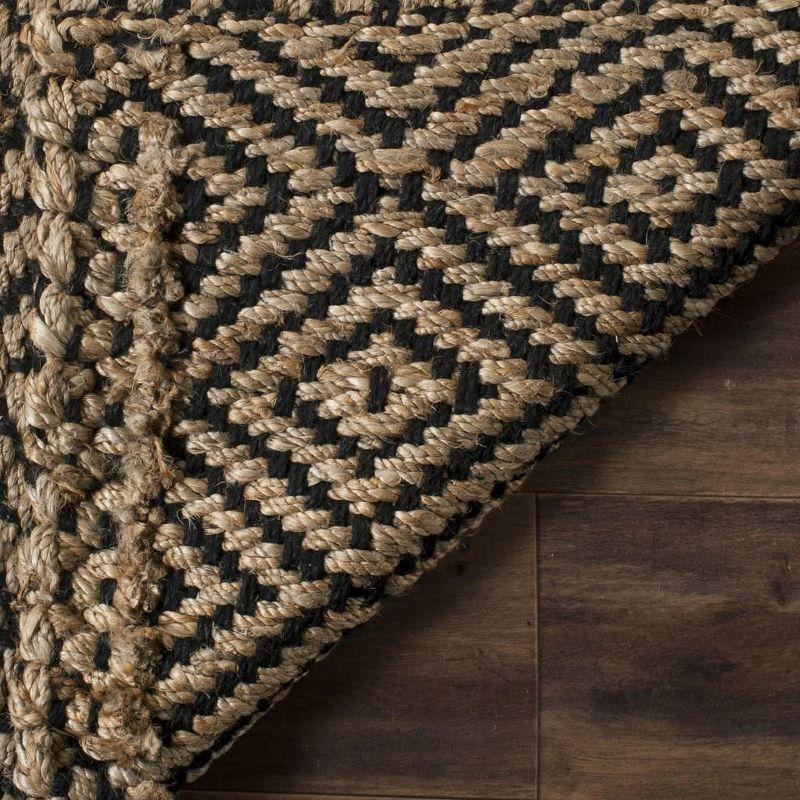 Natural Fiber NF181 Hand Woven Indoor Accent Rug - Natural/Black - 2'3"x4' - Safavieh.