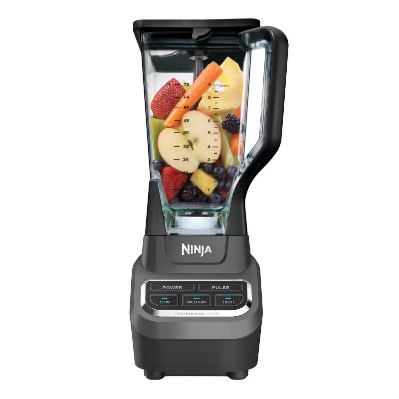 Ninja Professional 72 oz Black Stainless Steel Countertop Blender