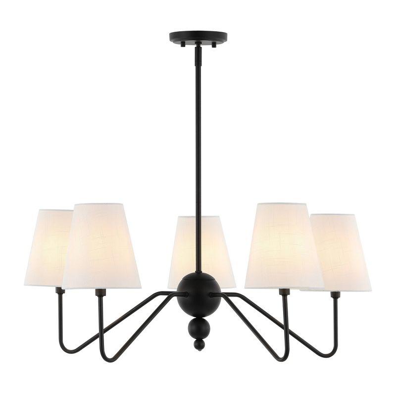 Jaya 5 Light Metal Dimmable Chandelier