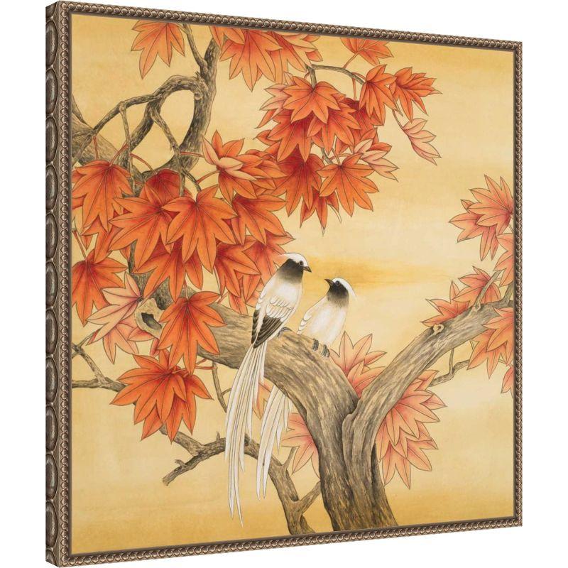 Amanti Art Love Birds I by Llc Urban Pearl Collection Canvas Wall Art Print Framed 22 x 22-in.