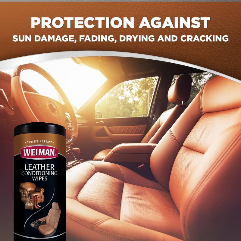 Weiman Leather Wipes - 30ct