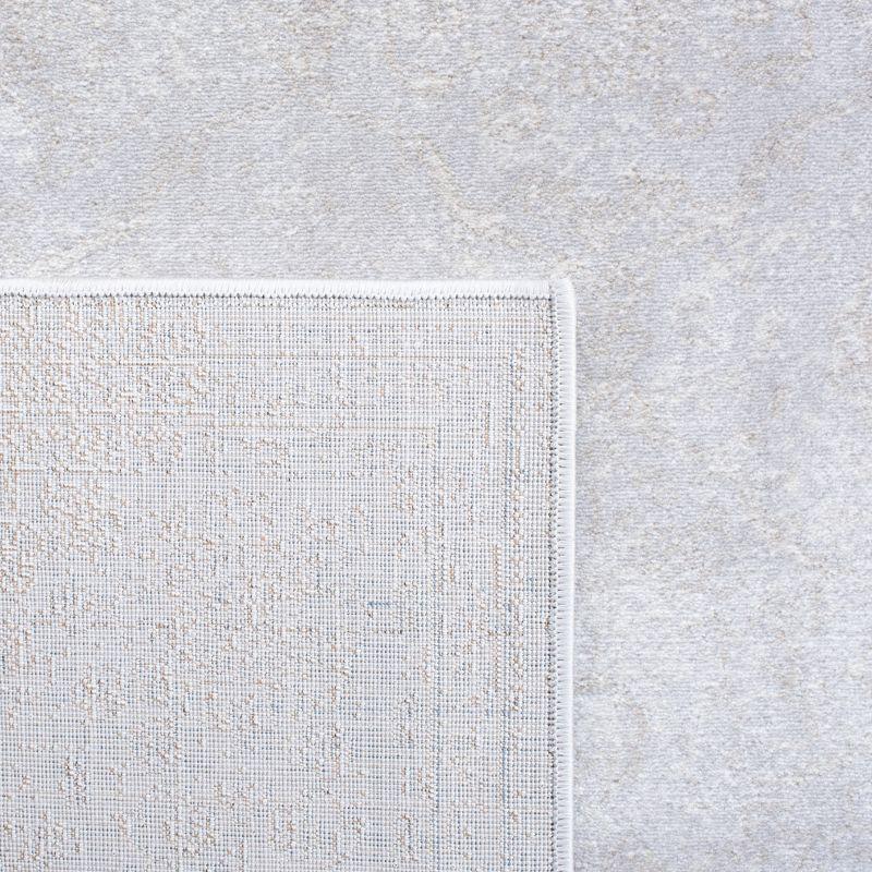 Carnegie CNG691 Power Loomed Area Rug - Light Grey/Grey - 5'1"x7'6" - Safavieh.