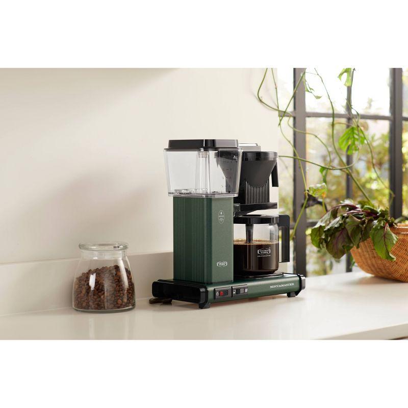 Moccamaster KBGV Glass Brewer 10-Cup Juniper Coffee Maker