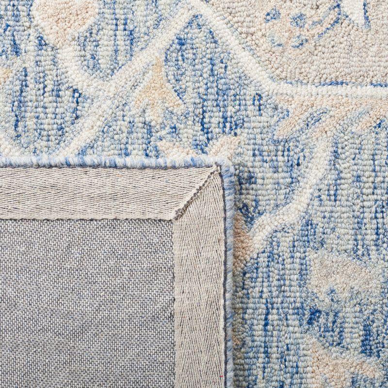 Micro-Loop MLP503 Hand Tufted Indoor Area Rug - Blue/Ivory - 8'x10' - Safavieh