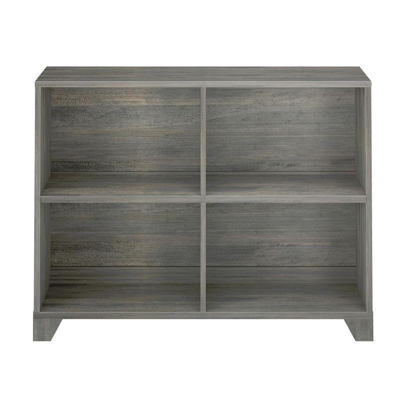 Max & Lily Bookshelf, 4 Shelves Bookcase, Solid Wood Bookshelves for Bedroom