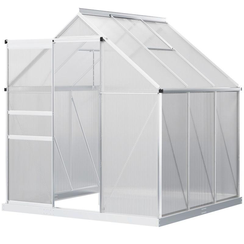 Outsunny 74.4" W x 6' D Greenhouse