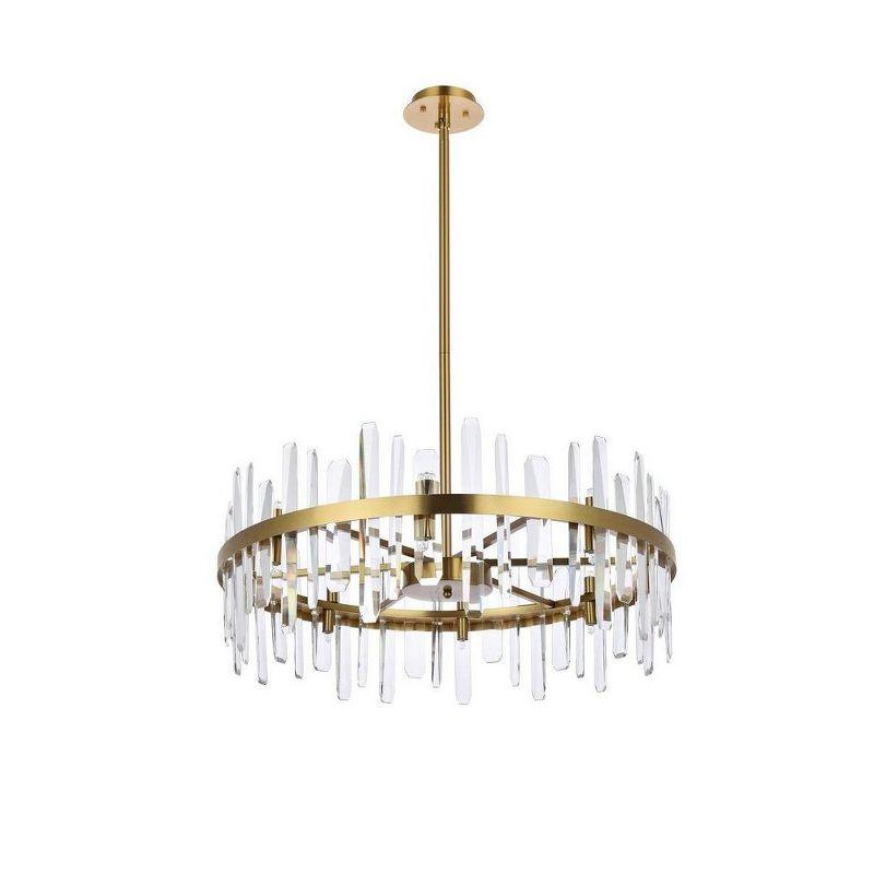 Elegant Lighting Serena 16 - Light Chandelier in  Satin Gold