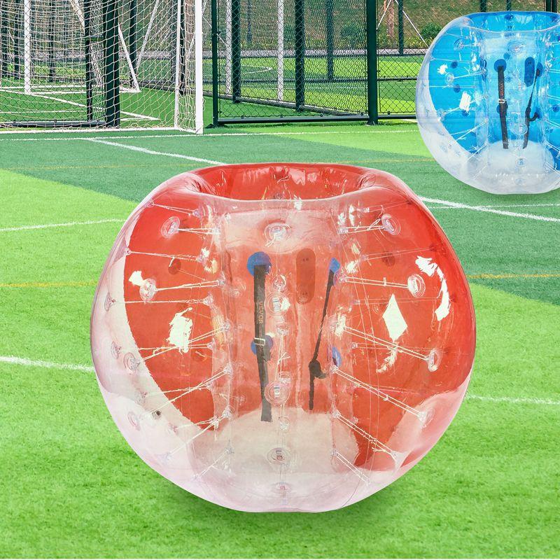 VEVOR Inflatable Bumper Balls 2-Pack, 5FT/1.5M Body Sumo Zorb Balls for Teen & Adult, 0.8mm Thick PVC Human Hamster Bubble Balls