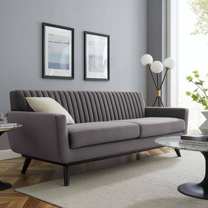 Engage Channel Tufted Performance Velvet Sofa - Modway