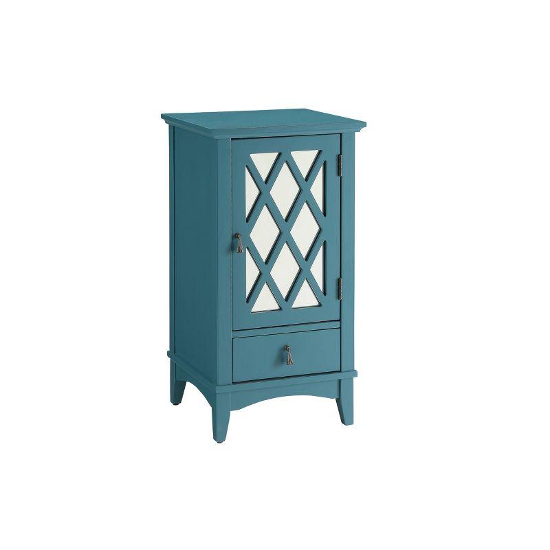 Acme Furniture 16" Ceara Accent Table Teal Finish