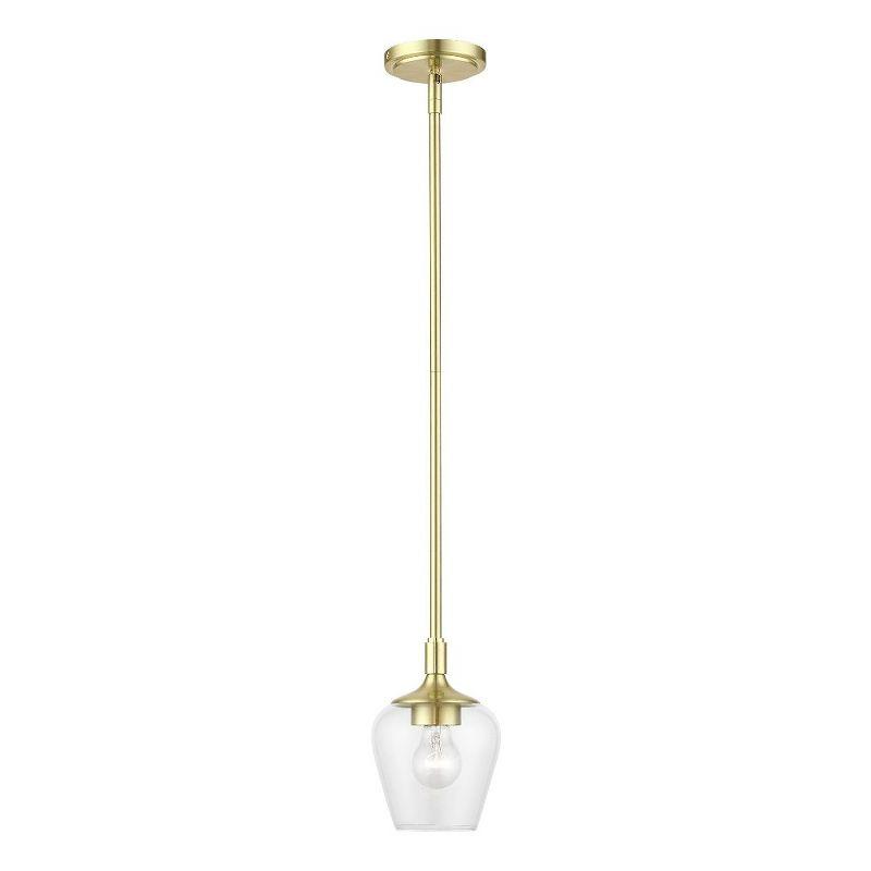 Livex Lighting Willow 1 - Light Pendant in  Satin Brass