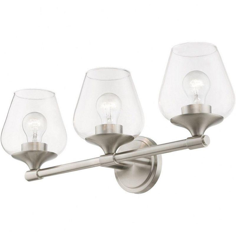 Livex Lighting Willow 3 - Light Vanity in  Brushed Nickel