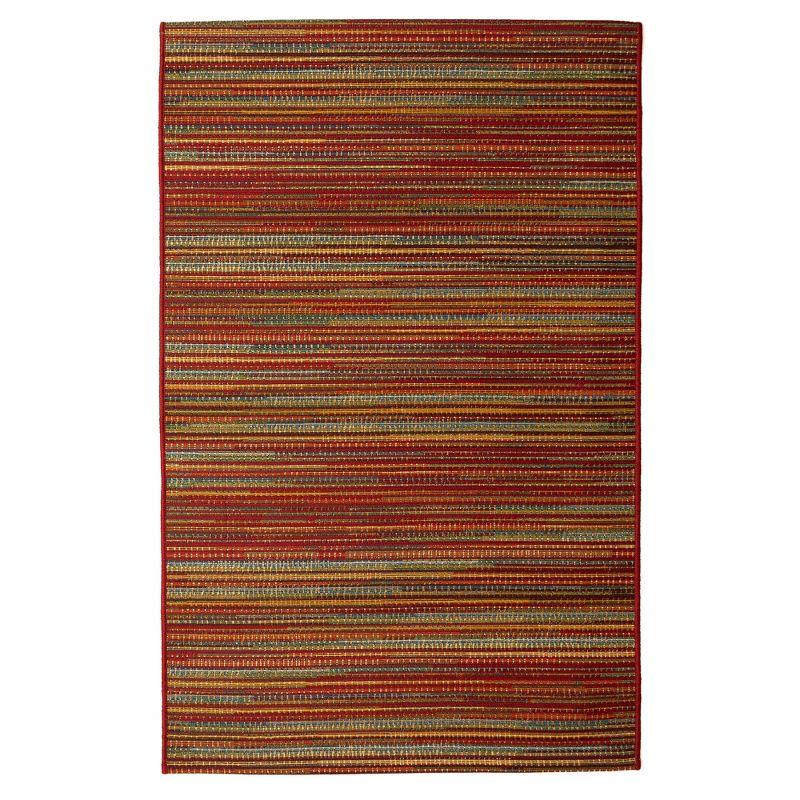 Liora Manne Marina Stripes Indoor/Outdoor Rug Saffron 2'7" x 4'3"