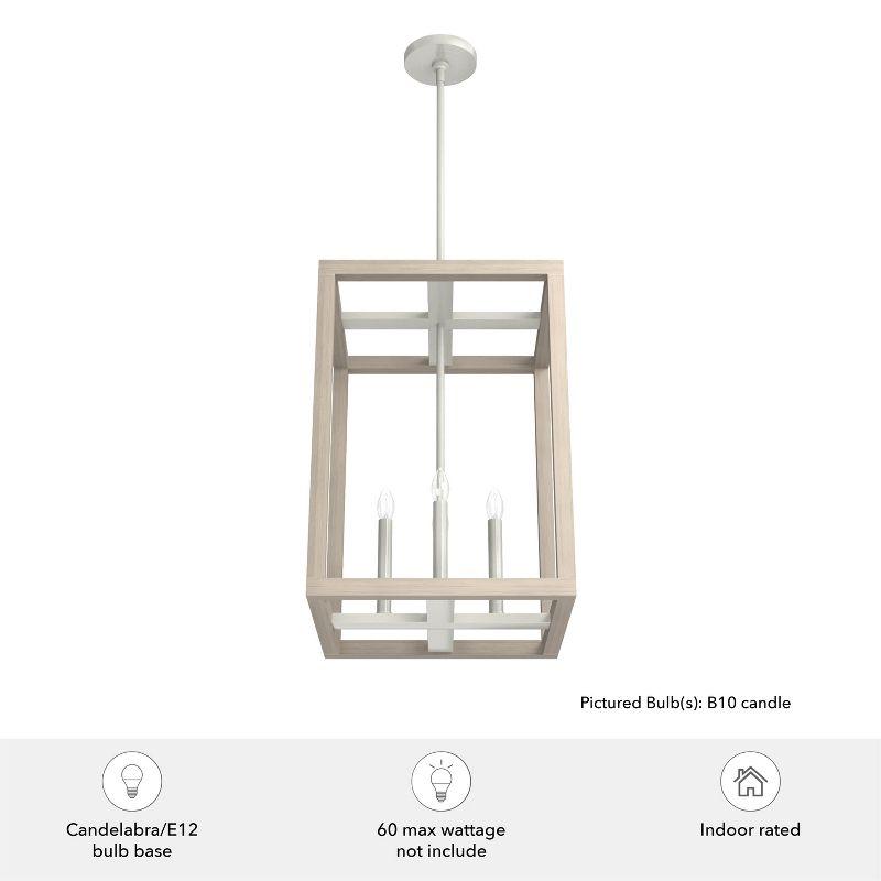 Squire Manor 4 - Light Lantern Rectangle Chandelier