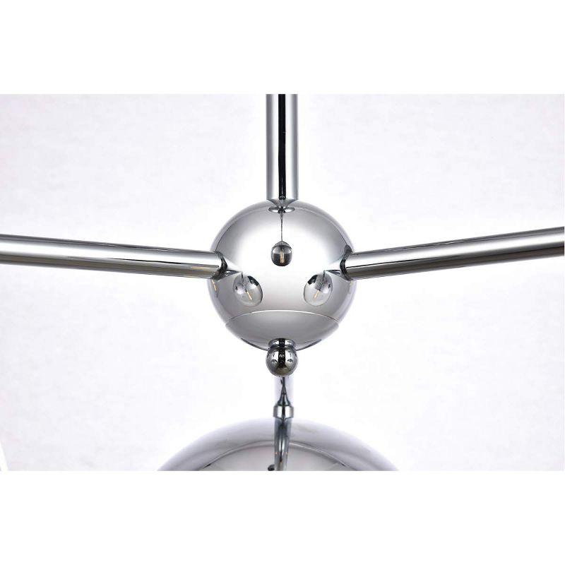 Yearby 6 - Light Dimmable Tiered Chandelier