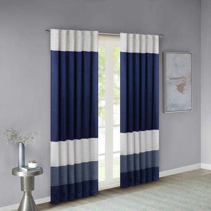 Amherst Polyoni Pintuck Curtain Panel