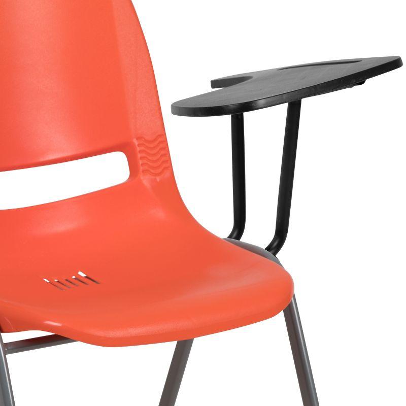 Flash Furniture Westley Ergonomic Shell Chair with Left Handed Flip-Up Tablet Arm