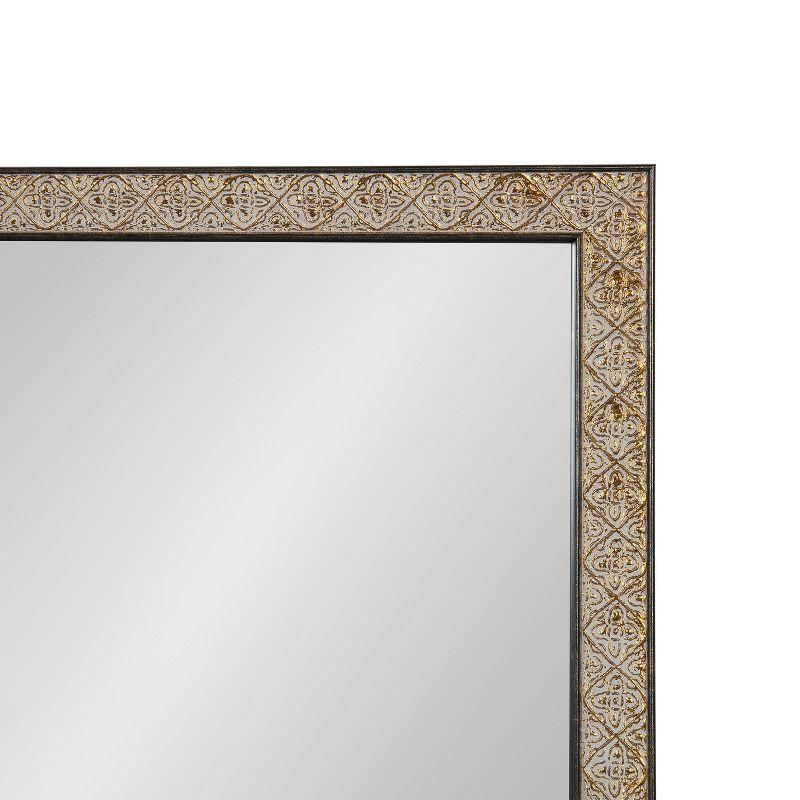 Soniva 20x30 Gold Embossed Ornate Rectangular Wall Mirror