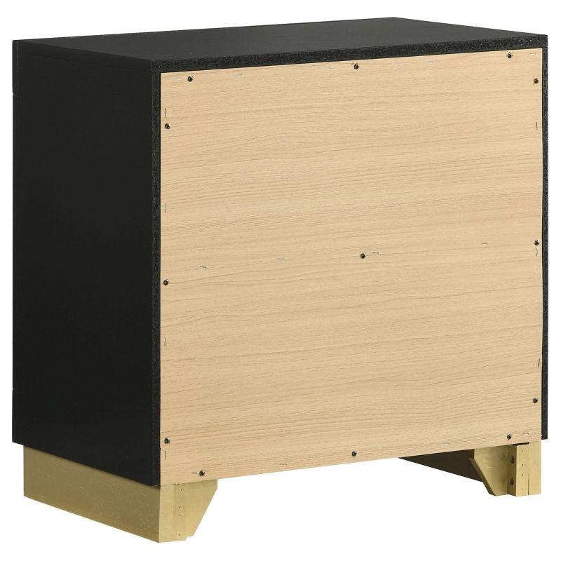 Coaster Home Furnishings Caraway 2-Drawer Nightstand Black